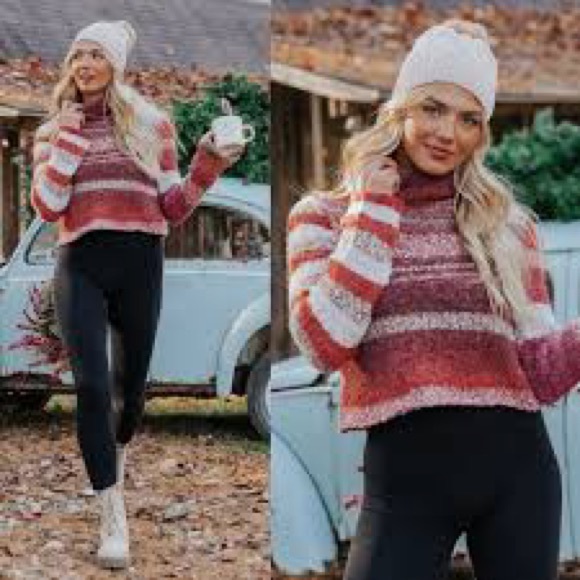 🆕 Free People My Girl turtleneck sweater Sizes - Picture 4 of 10